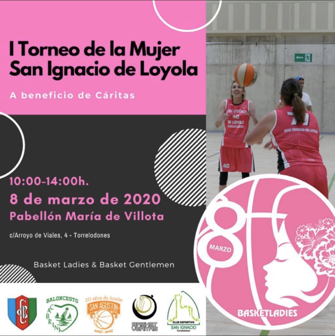 MEDEFIENDO2's tweet photo. GRACIAS a @cdsanignacio_por abrirnos sus puertas para colaborar en I Torneo de la Mujer San Ignacio de Loyola a favor de @CaritasMadrid con @CDBCabrini, @sanagusmadrid, @basketveritas, @BasketCbc 
#CDSanIgnacioTorrelodones 🏀 #DíadelaMujer  

LINK: https://t.co/VqjFv371w4… https://t.co/yNP6iqOhqR