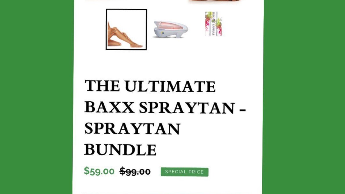 bronzebaxxtan's tweet photo. ULTIMATE SPRAY TAN EXPERIENCE for just $59!!! ($40
Savings) For our famous Baxx to Baxx tan AND one of our hydration station sessions!!! ❤️ PURCHASE TODAY ONLY!!!!

Purchase in store, on the phone OR VIA OUR BRAND NEW ONLINE SHOP!!! 
https://t.co/dKwTf1tVY3 https://t.co/ERrNCrMdCn