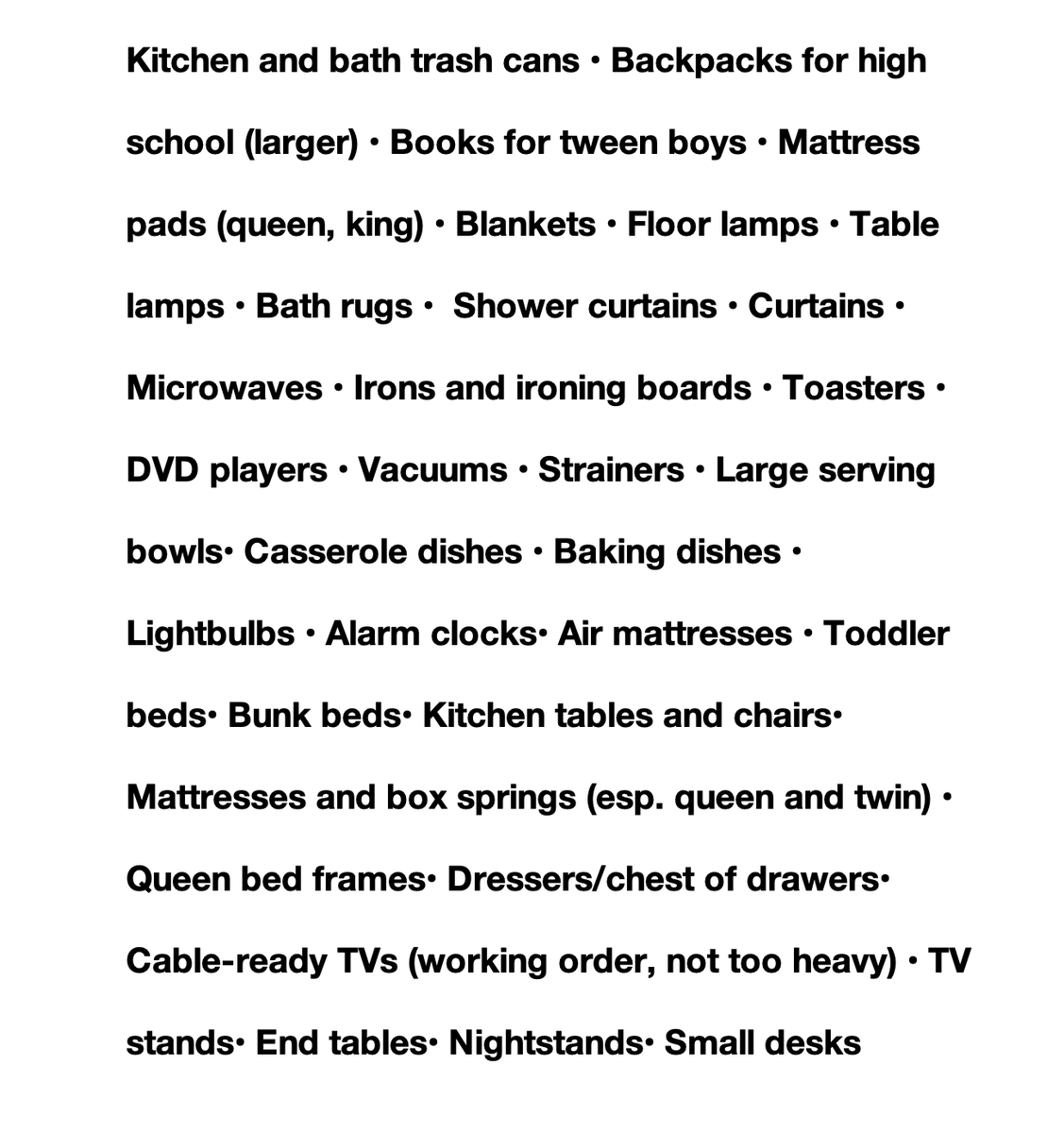 SimpleNeedsGA's tweet image. Donation Drive this Sat., March 7, from 10 a.m. to 1 p.m. at the warehouse. Email brenda@simpleneedsga.org for address or w' questions. Top needs below! Click link for full list. simpleneedsgablog.com/drives/