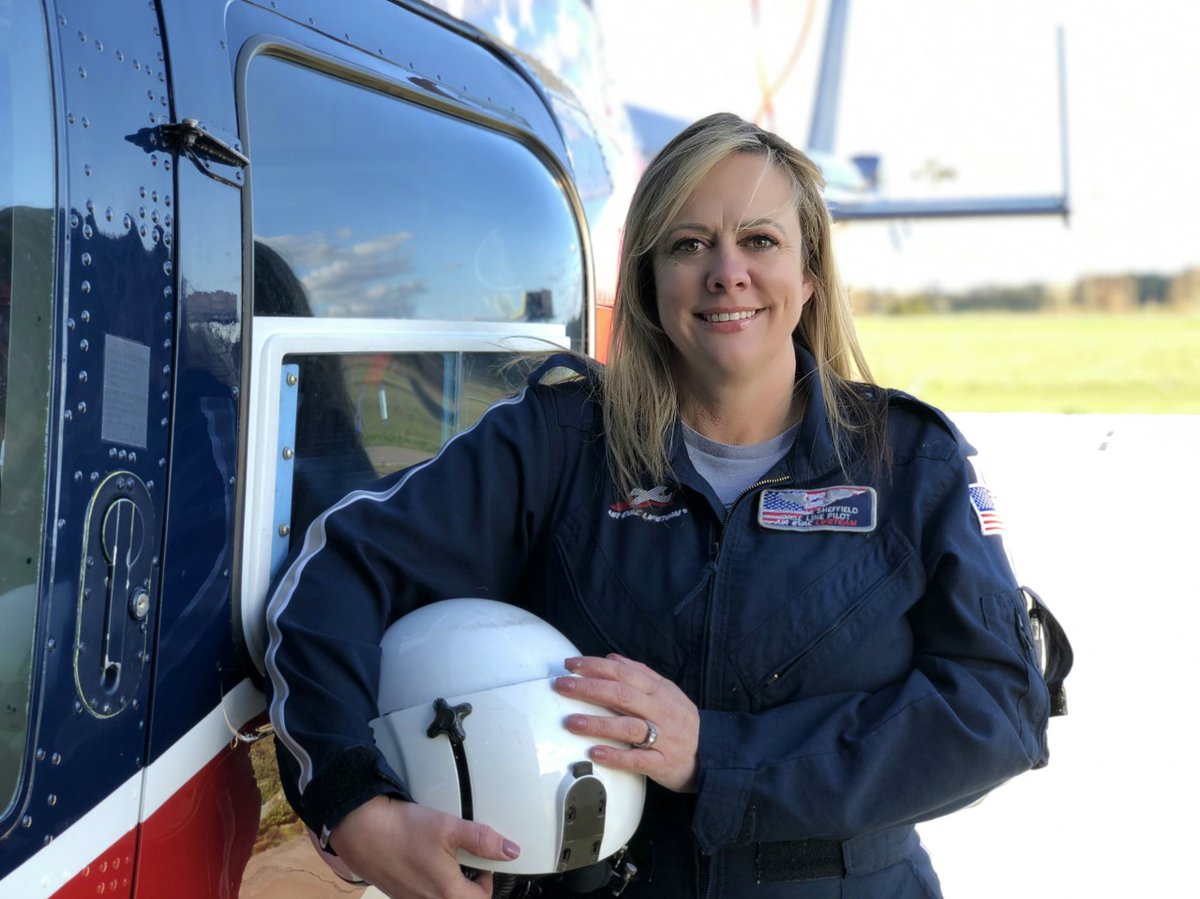 Our next WOAW highlight is pilot Michelle Sheffield.

Michelle's expertise in flying is highlighted with prestigious awards such as Army Aviation Dust Off Pilot of the Year - 2016 and Air Evac Pilot of the year - 2019. 

Thank you Michelle, for your dedication to your community.
