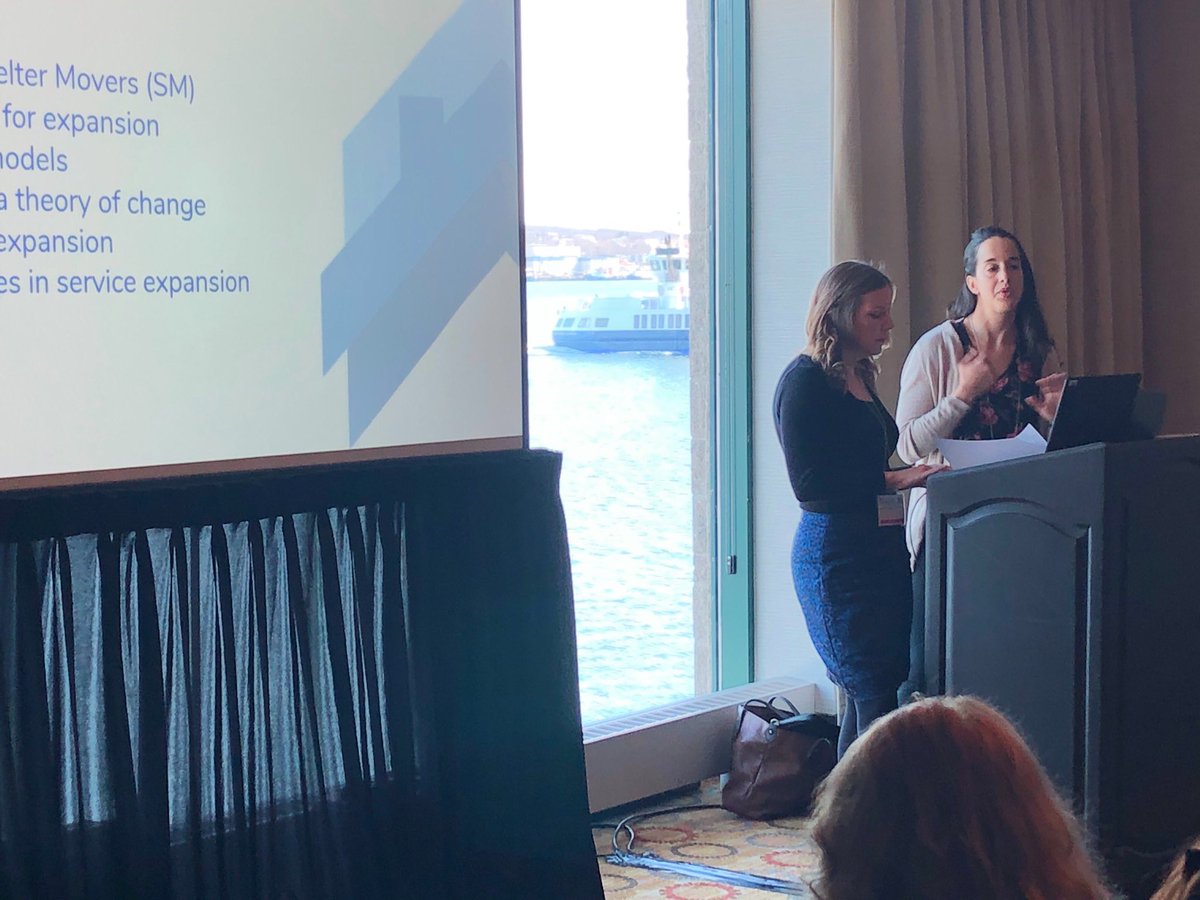 ShelterMovers's tweet photo. A couple of incredible Shelter Movers’ staffers; Operations Director Yael Schwartz and Expansion Director Amanda Levine presenting at the Canadian Domestic Violence Conference in Halifax this morning.
#CDVC6 #CDVC #VAW https://t.co/qjderVc0Dg