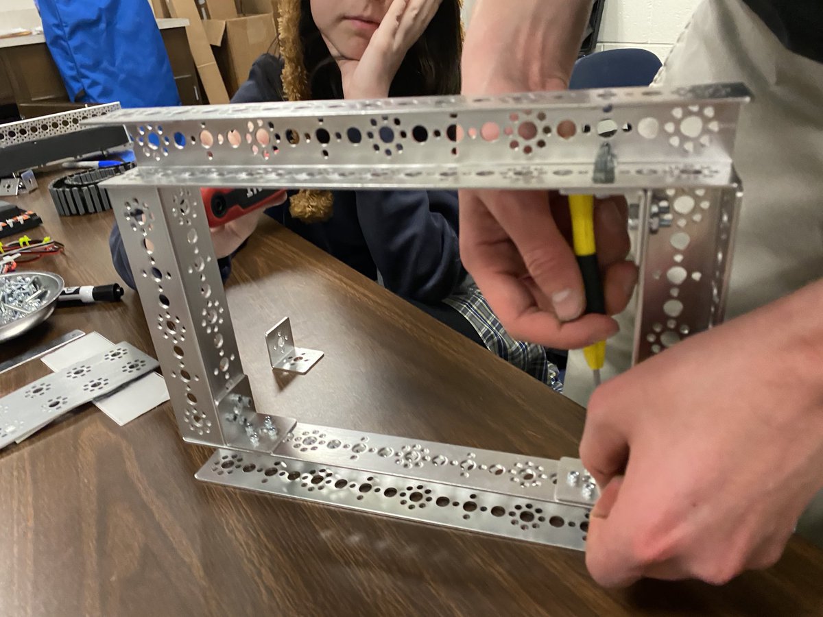 Constructing our first chassis. Aggressive competition.Quote of the day: No it’s NOT a mistake