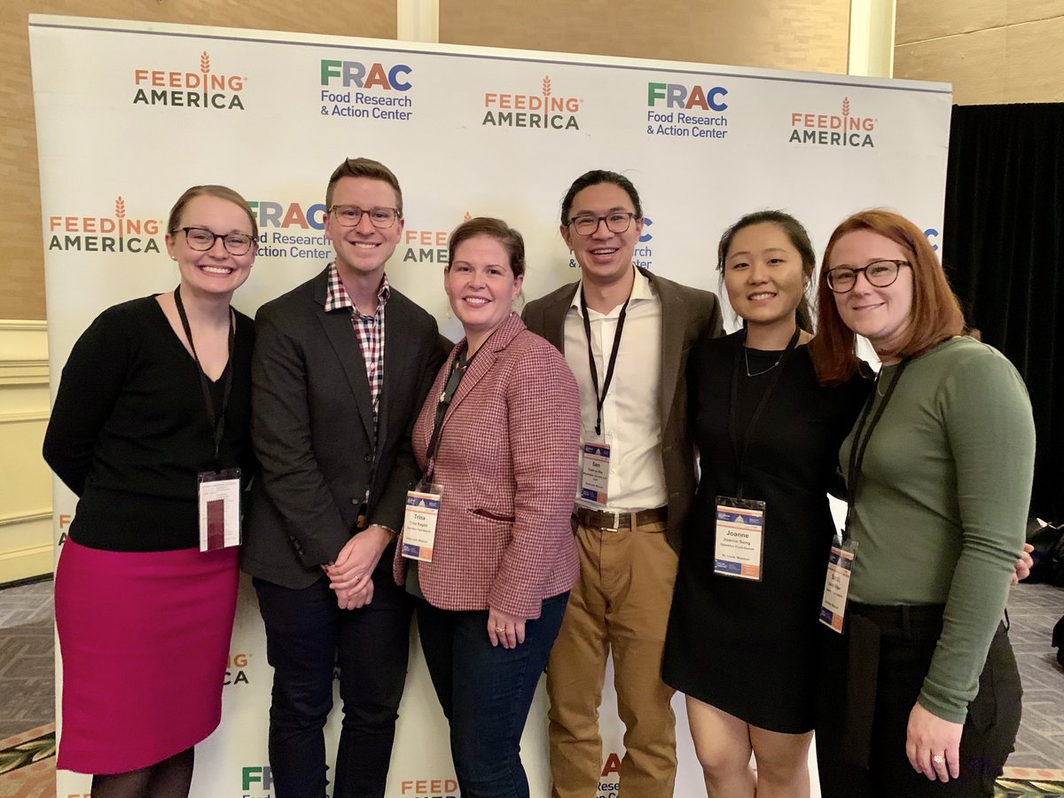 WashUSPI's tweet photo. The #HungerPC20 conference with @fractweets & @FeedingAmerica was incredible last week. Plus, we ran into our #STL friends & partners at @OPFoodSearch while we were there! #EndHunger https://t.co/bXl1rNBNZM