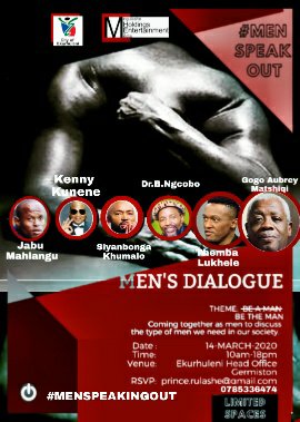 prince_rulashe's tweet image. Countdowm begins to the #MensDialogue2020 #MenSpeakingOut 
#BeTheMan
@MojalefaMnguni @City_Ekurhuleni RSVP!!!!