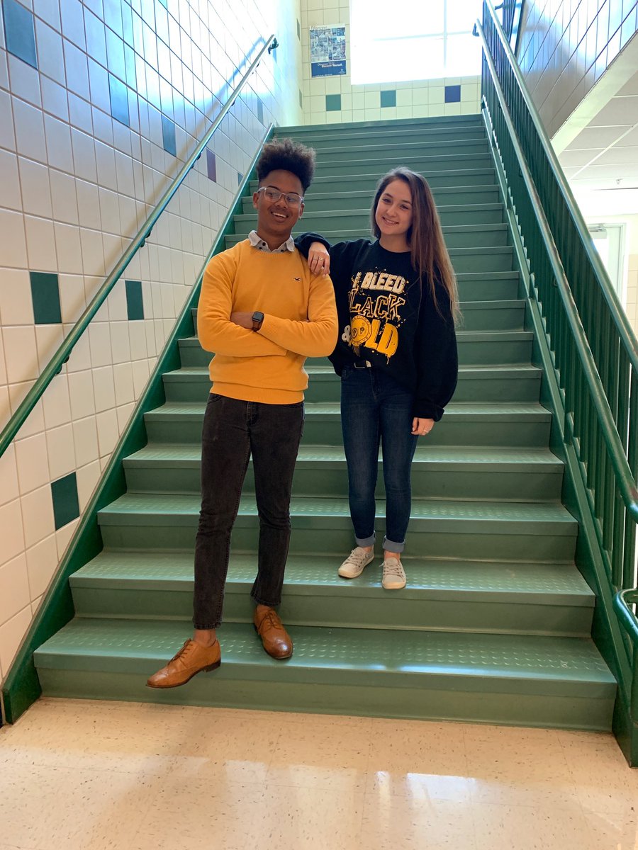 BetaMhs's tweet photo. Festive Friday! What’s more fun then celebrating Beta week with our students repping their Beta Pride! 💛 #betaweek20 @nationalbeta https://t.co/J6MovKUJXC