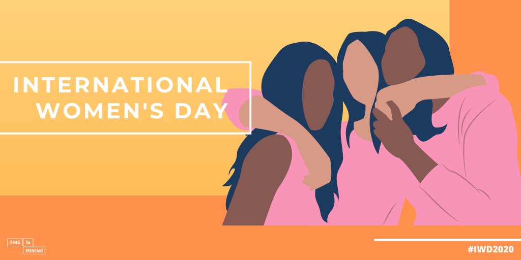 Happy Int'l Women's Day! Thanks to all the women who continue to contribute valuable work to the industry, workforce, community and day-to-day. As we create policies, let's remember that inclusion & diversity are essential to a safe & sustainable workplace. #IWD2020 #ThisIsMining