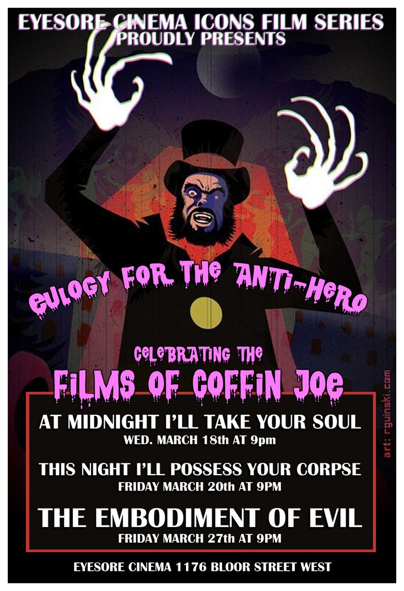 eyesorecinema's tweet photo. Tonight is the last screening of our Dyanne Thorne Ilsa tribute! #shewolfofthess!!! Join us for that and our many great tribute screenings this month! @BloordaleCIA @livebloordale @Torontoplex @ThatShelf @dupeshopCA @nuthouseonbloor #screenlocal #shoplocal https://t.co/rWZ2LzQErg