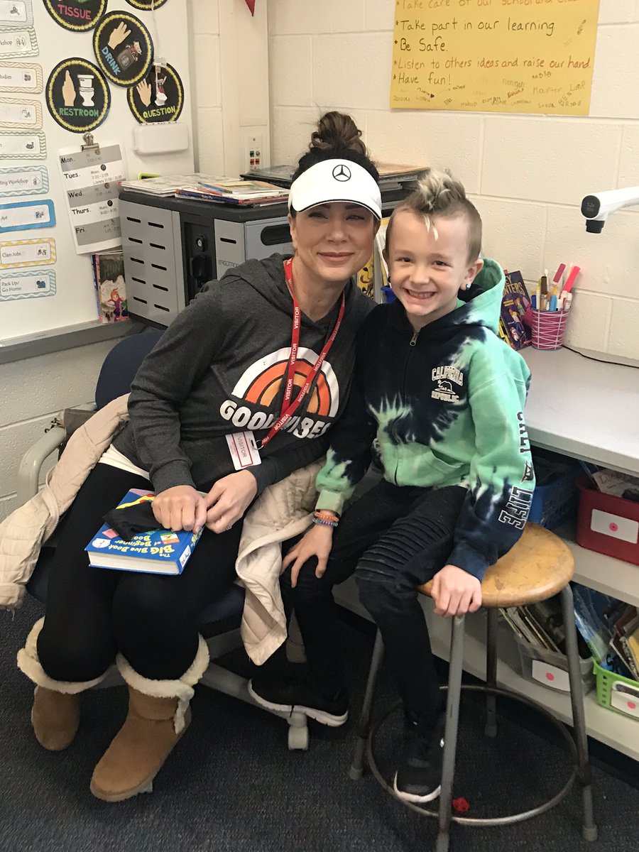 Thank you to Mrs. Kraft for being our mystery reader today!