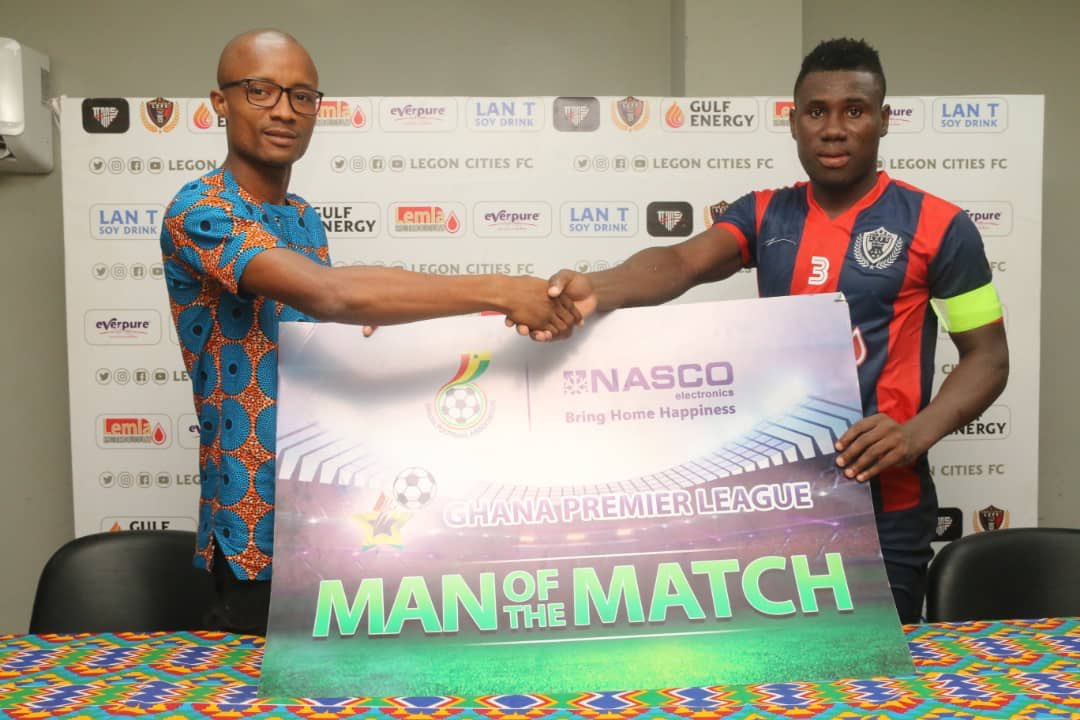 XIWondersFC's tweet photo. πΈ - Congratulations to Abdul Latif, our skipper tonight for winning the NASCO Man Of The Match.
Well deserved, Latif. π
#LEGWAFA #GPLwk13 #TheRoyals #WeDeliver #LegonCitiesFB https://t.co/hrBYYOPNvI