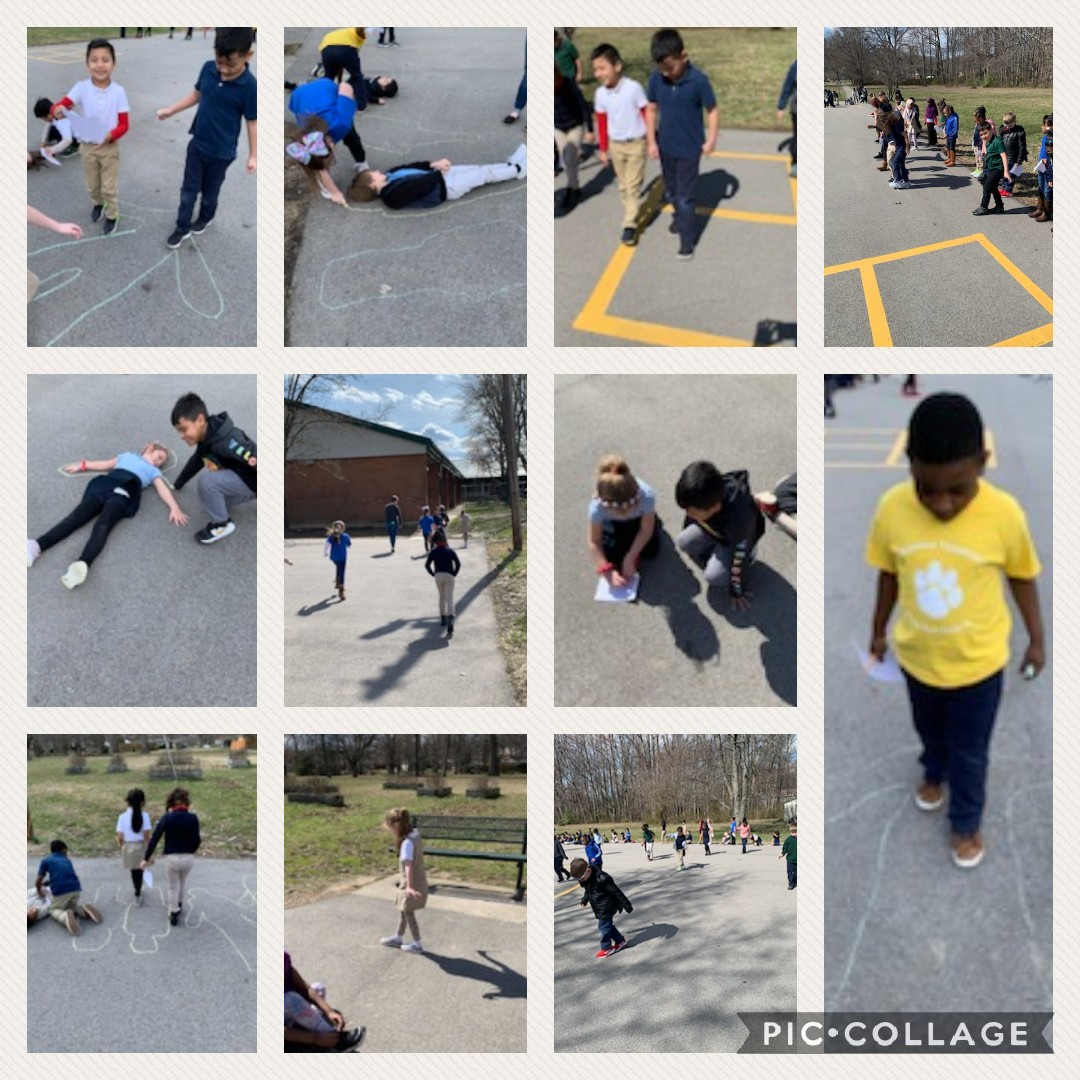 Introduced our measurement unit by measuring the blacktop and one another. @JillHandleyKES <a href="/KenwoodElementa/">Kenwood Elementary</a> <a href="/kmanley0628/">KRISTIE!!</a>