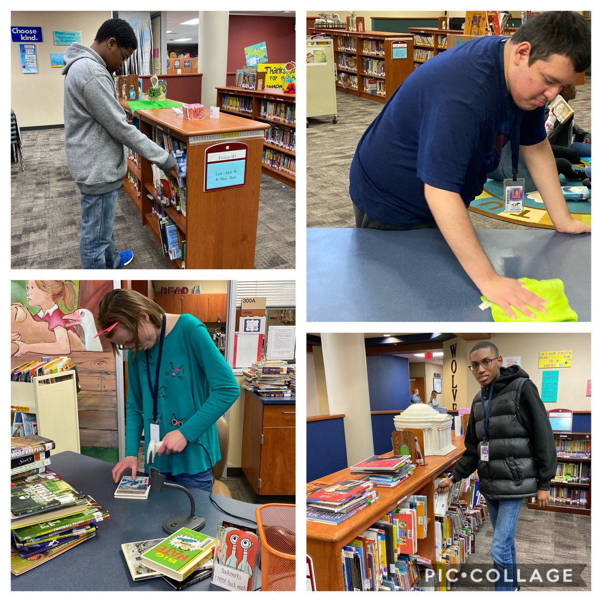 I have loved getting to know these hard working students this year! Thanks for keeping our library clean, check in &amp; out, sort and shelve books. I wish you all the best in the future! Thanks Mr. Bradley for arranging this. <a href="/CyRanchHS/">Cypress Ranch HS</a> <a href="/WarnerCFISD/">Warner Elementary</a>