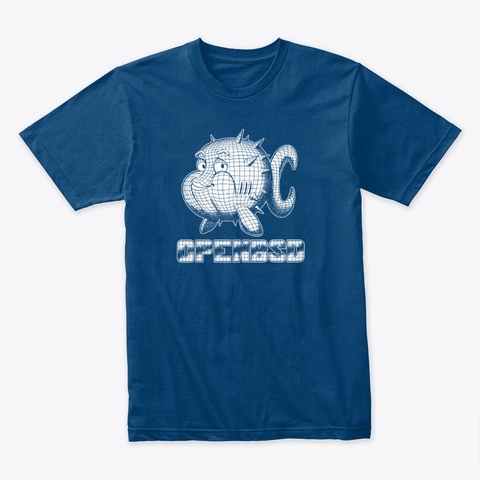 openbsd's tweet photo. New version of an old classic: Jon Chad's interpretation of the wireframe puffy is now available as t-shirt at https://t.co/6qGtvyaR9g https://t.co/8wZ6XAY8Fp