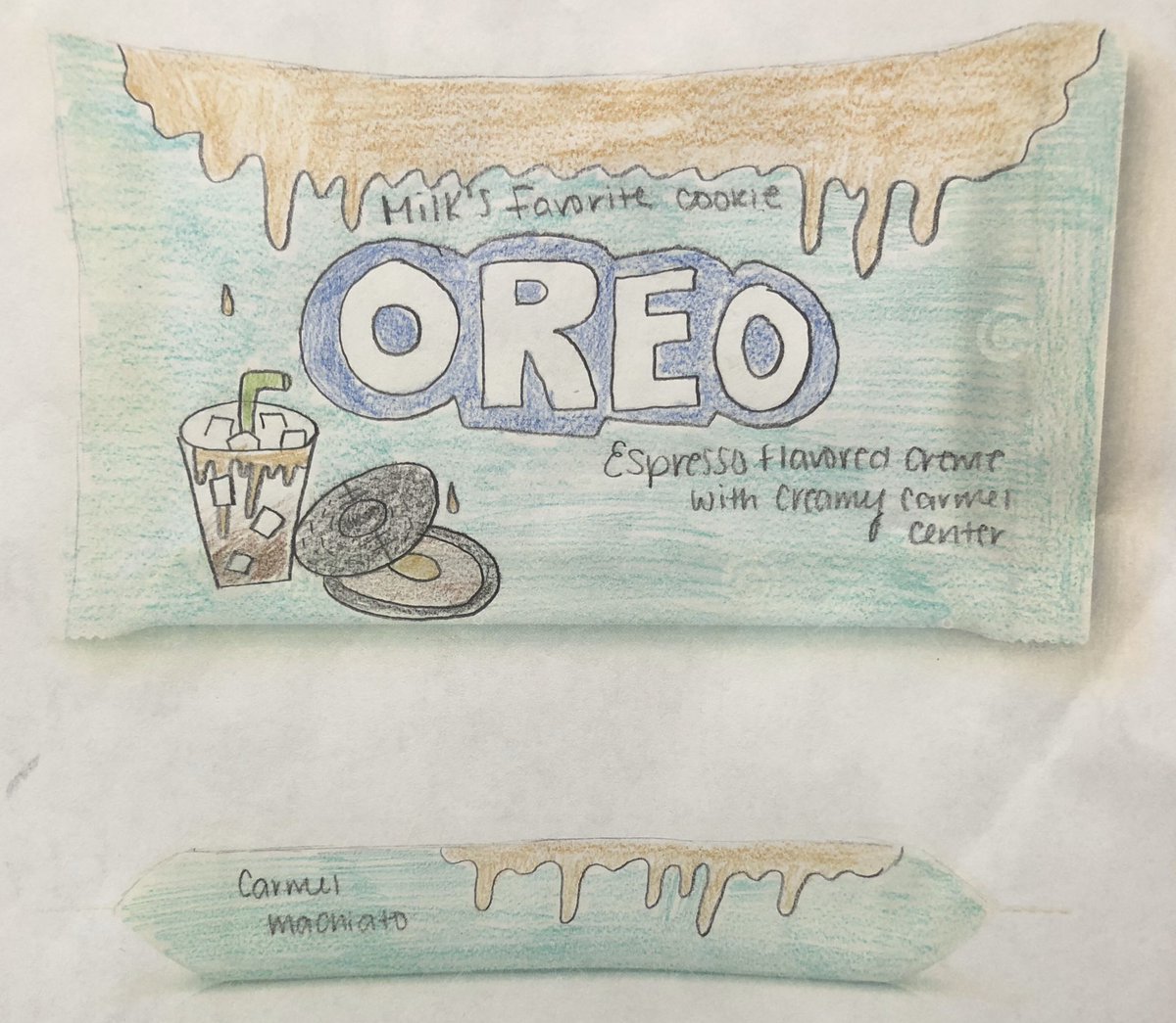 BengalDECA's tweet photo. Marketing classes got their creative juices flowing today to celebrate the 108th birthday of our favorite sandwich cookie, @Oreo 
Check out their ideas for new flavors! https://t.co/3JCvDy5K4B