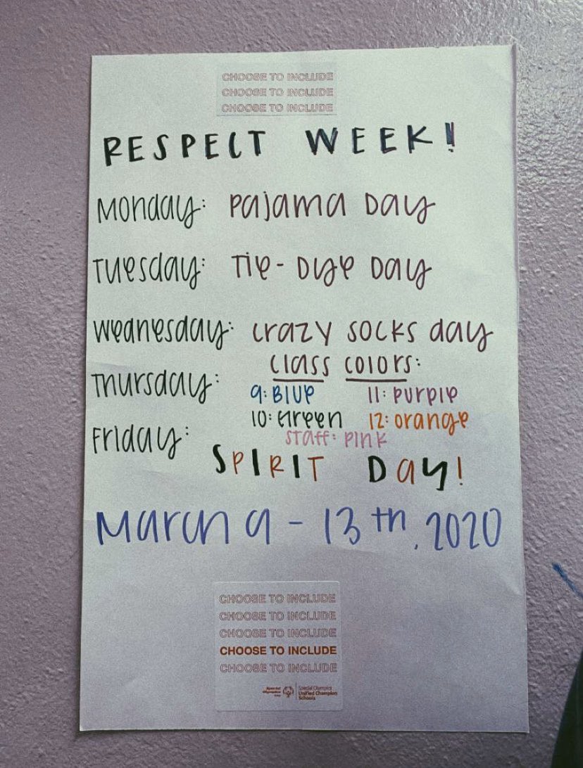 Scarlet Ambassadors (@eastambassadors) on Twitter photo Respect week is next week, show your commitment to inclusion by dressing up! #respectweek <a href="/Dsmeast/">East High School</a> <a href="/DMschools/">DM Public Schools</a> Respect week is next week, show your commitment to inclusion by dressing up! #respectweek <a href="/Dsmeast/">East High School</a> <a href="/DMschools/">DM Public Schools</a>