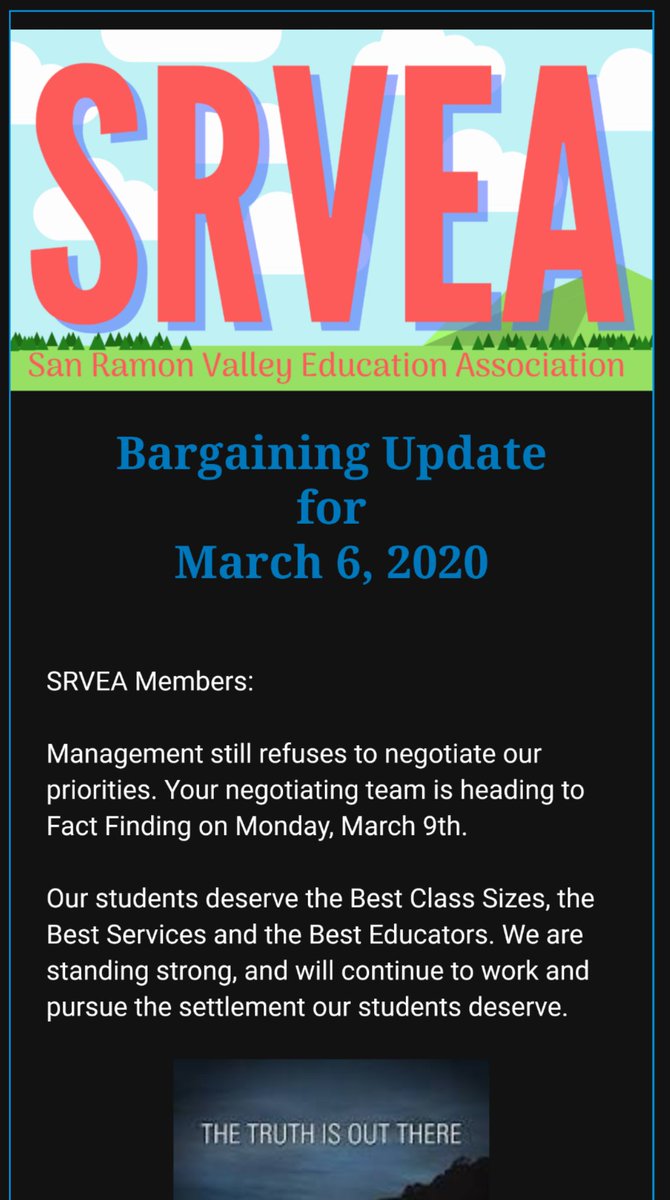 I promise we just want what's best #forourstudents! Class size. Mental health support. Nurse support. <a href="/SRVEA/">San Ramon Valley EA</a> <a href="/SrveaPrez/">Ann Katzburg</a>