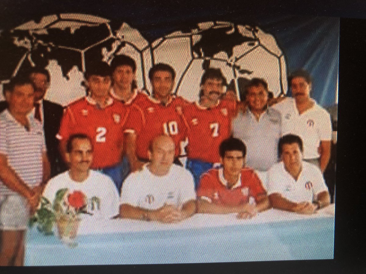 LugrisMark's tweet photo. PRFF Press conference before 1994 WC Qualifier vs DR in San Juan . Players - Alvarez / Vaccaro/Borja/ Lugris / Nazario / Staff - Forrest / Rosa /Santana / Panzuto / A Ramierz - the next day we got result to win our first WC series and go on to play Jamaica ⚽️💪🇵🇷 https://t.co/aXs9POmeZz