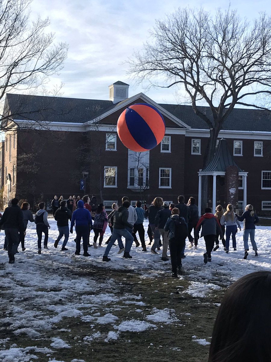 themacweekly's tweet photo. Coach Jennison is calling for more seniors! Come out and support you class year. #FoundersDay #pushball https://t.co/xLI4IMR890