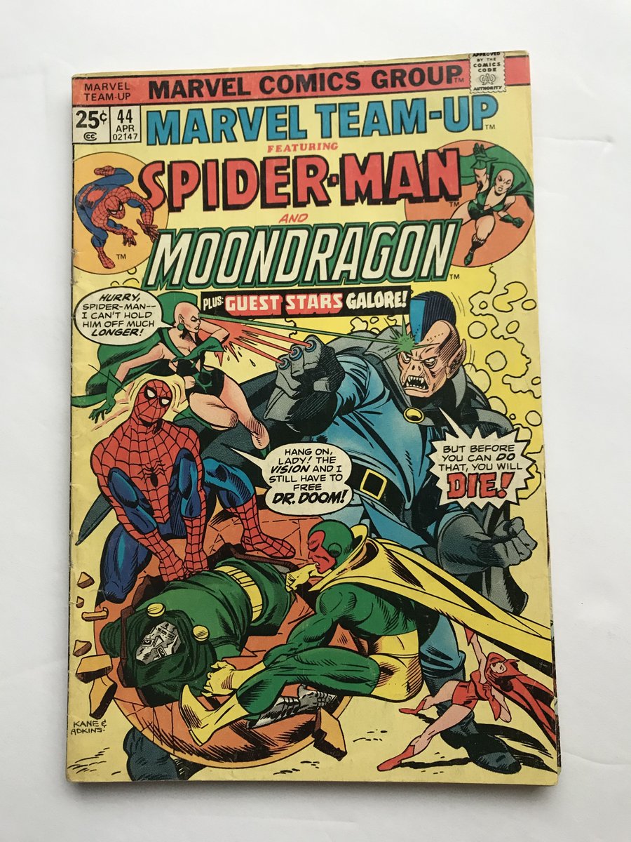 ComicsRuby's tweet image. I'm a sucker for 70s and 80s Marvel, I'm also a sucker for any cover with Dr. Doom on it.  So this book is not bad.  #comics #drdoom #FantasticFour #bronzeage #MARVEL #marvelcomics #Loki #silverage #comiccollecting