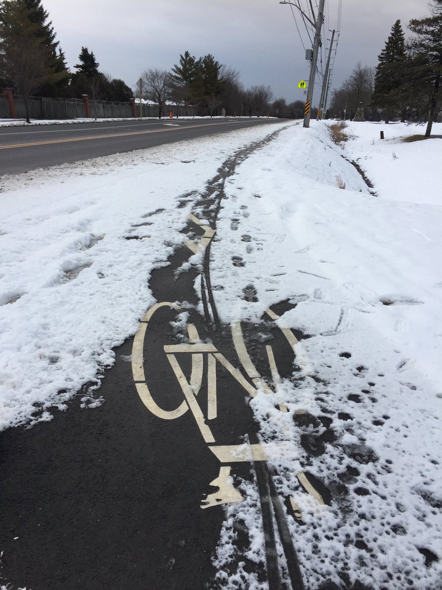 The official colour of bike lanes?
White.