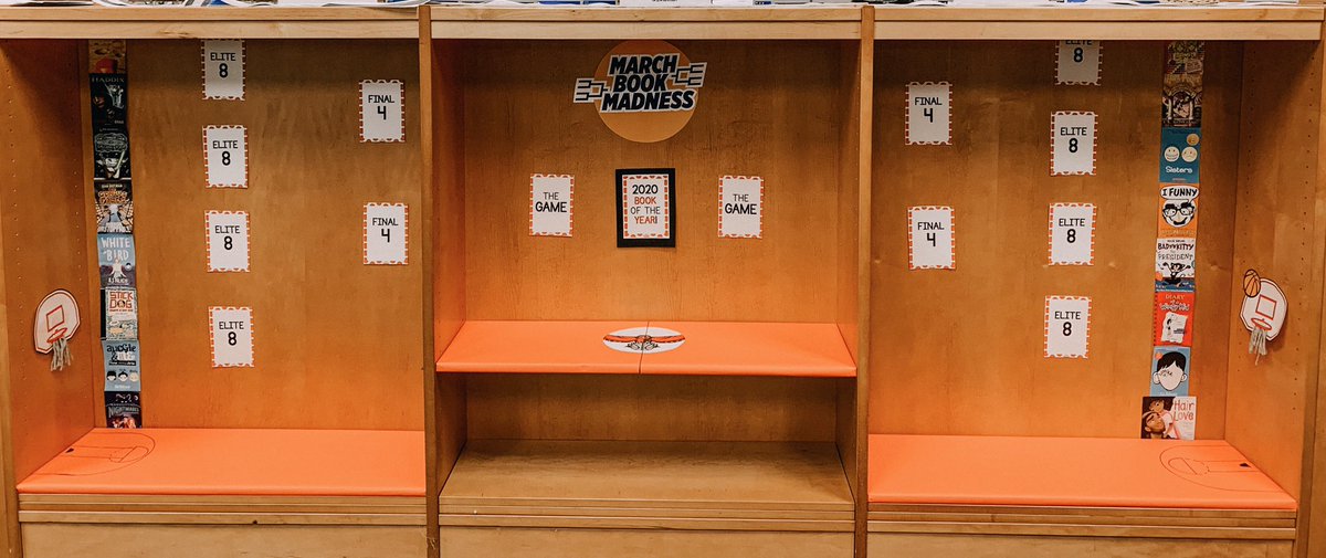 HessElmLibrary's tweet image. Who’s ready for March Book Madness? 🏀