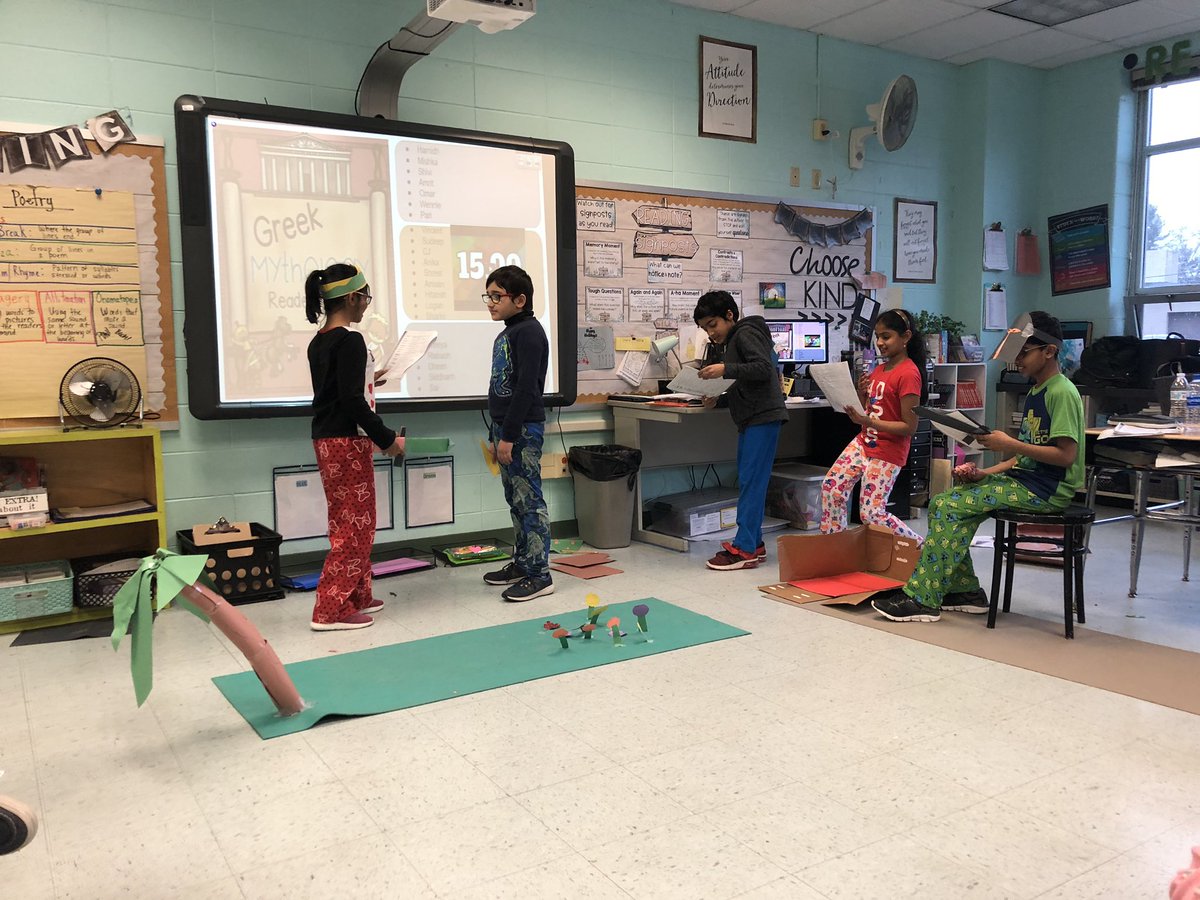 MichelleAster's tweet photo. Ending this awesome week with some Greek Mythology readers theater 🎭 https://t.co/fPL6oACi5U