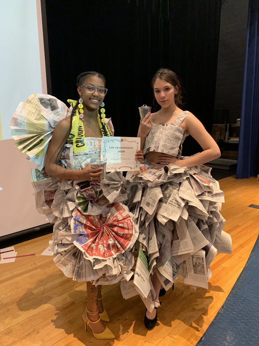 kasi_daniel's tweet image. LHS TRASHION SHOW WAS A HIT!! Thanks to all who modeled, assisted, came out to watch and more! @LandstownEagles #morepicstocome