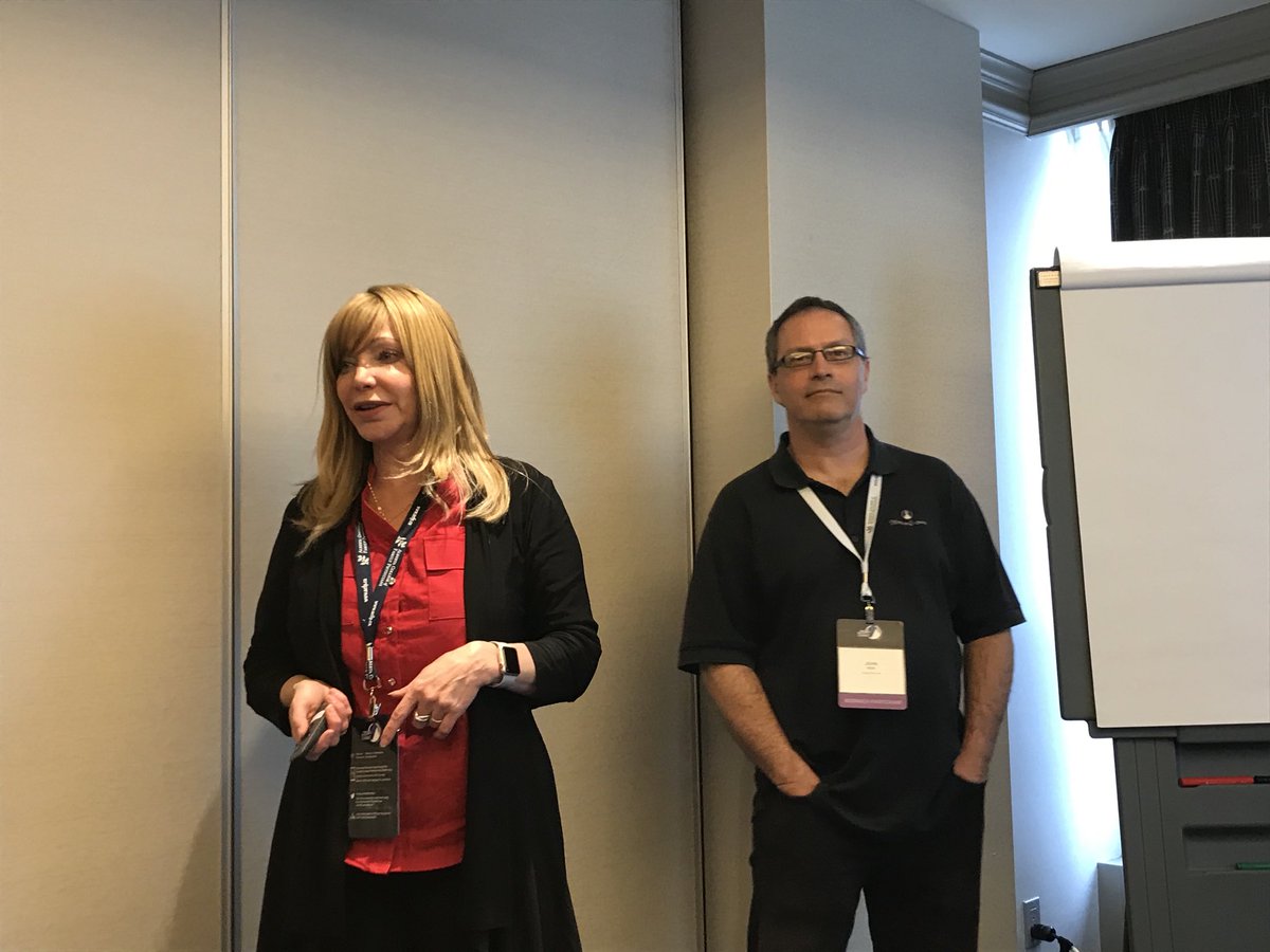 EddyLang1's tweet photo. @cantaskforce Ainsley Moore and John Riva presenting on #thyroidscreening @ABFamDocs https://t.co/x5xKiTxutY