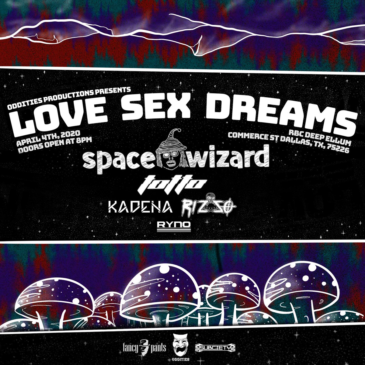 TheSubciety's tweet photo. D-town hold it down, we will be hitting DEEP ellum April 4th to go to the land of no worries. https://t.co/w81g7ZSBsq.dreams. ✨

@OdditiesProduc1 has tickets to what we all want, don’t sleep. Join us 😌and catch that man @space__wizard murder the decks😛✌🏿 https://t.co/5BAoYNLSZA