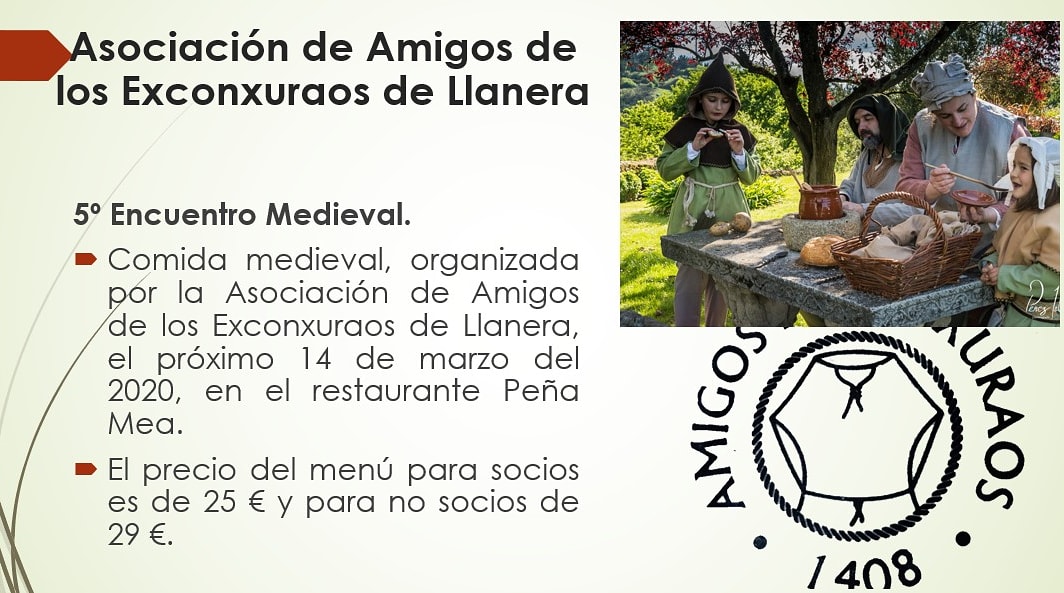 AmigosLlanera's tweet photo. #asociacionamigosdelosexconxuraos.  #exconxuraos #medieval #historia #Llanera losexconxuraos@gmail.com https://t.co/Rw6gO8JbRd