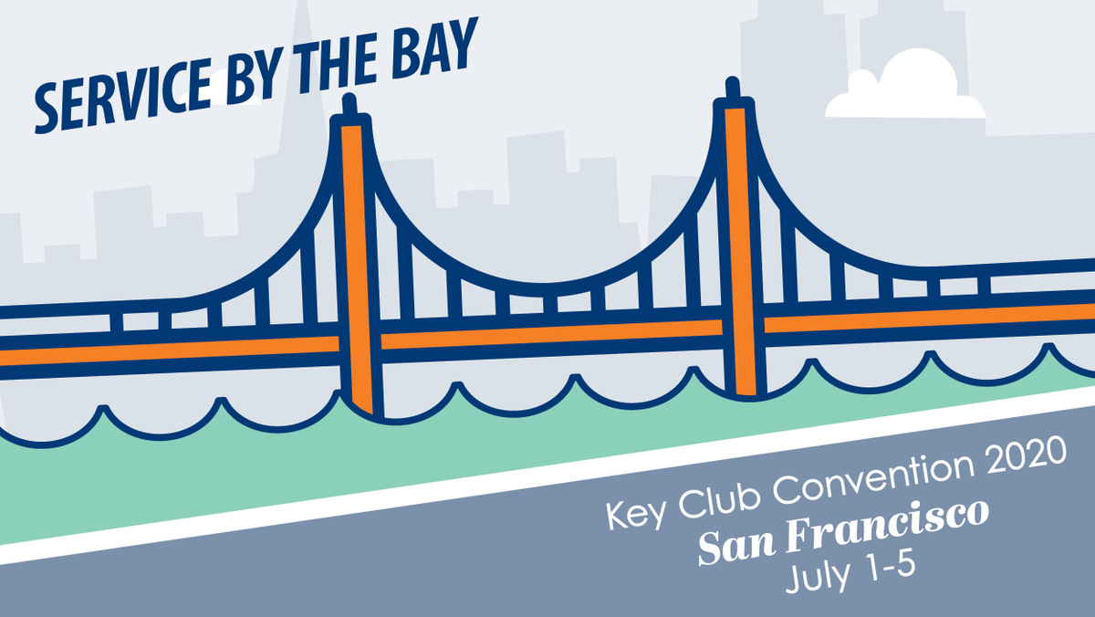 keyclub's tweet photo. Itโs almost convention time! Join us this summer for Service by The Bay in San Francisco. Registration goes live on Monday, March 9 at NOON. Spread the word! #KeyClub20 ๐๐
For more info: https://t.co/AiPqp6Zkob https://t.co/OchAe664Ga