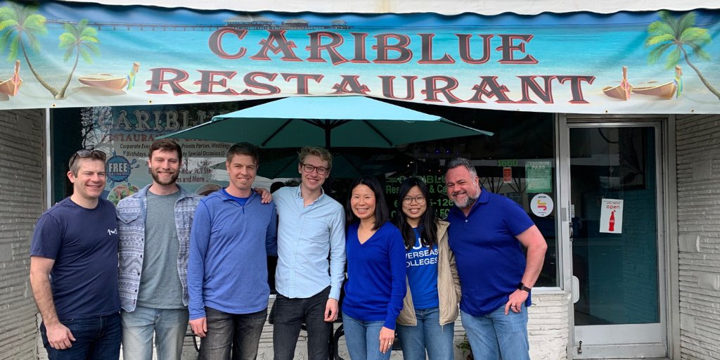 PrescientSurg's tweet photo. All in #Blue for #DressinBlueDay with lunch at...Cari #Blue! #BlueonBlue #ColorectalCancerAwareness
Proud to be driving #SSIReduction and improvement in #patientoutcomes for #ColorectalCancer as a #team! #CleanCision
@AmCollegeGastro @AmerGastroAssn @CCAlliance
#DressinBlue https://t.co/FM5RoXmEjg