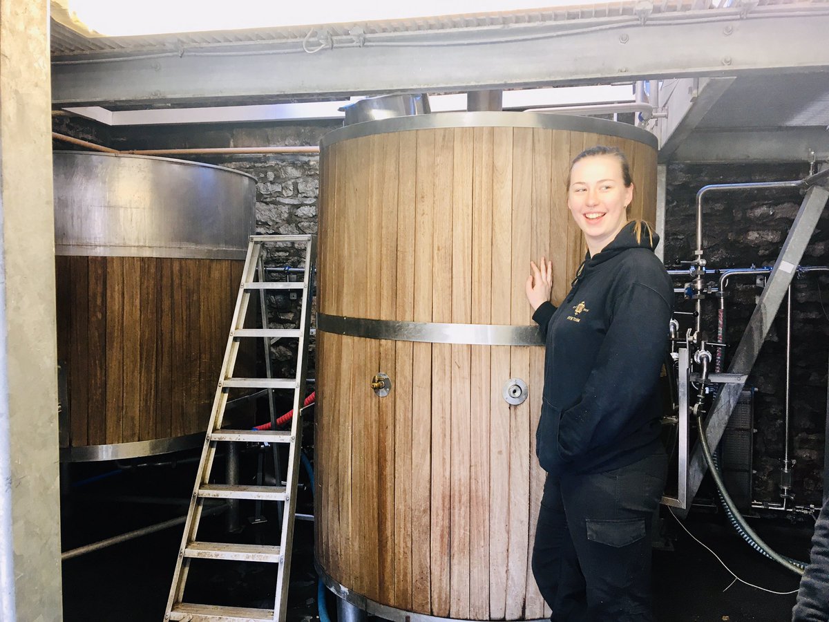 HellesBellesLDS's tweet photo. Brewed with @thornbridge today for @IWCBD 
Thanks to @AliceBatham for organising and @ThornbridgeDom for the tour. Amazing setting for a brewery and a brilliant day had. Can’t wait to try the beer 🍻 https://t.co/eO91KBPcMN