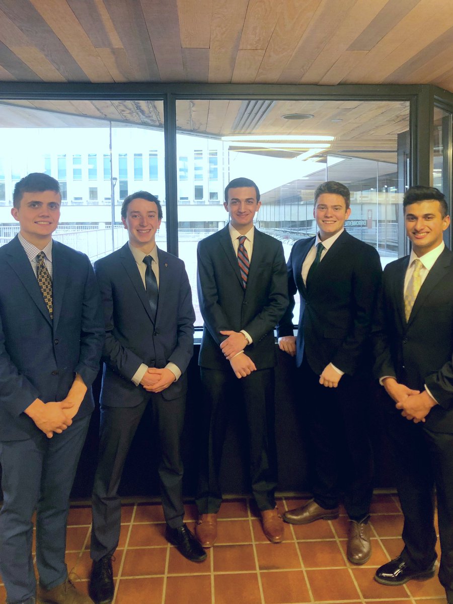 Today we are recognizing these brothers who competed in a case competition this week. Way to get our name out there and show how great we are!