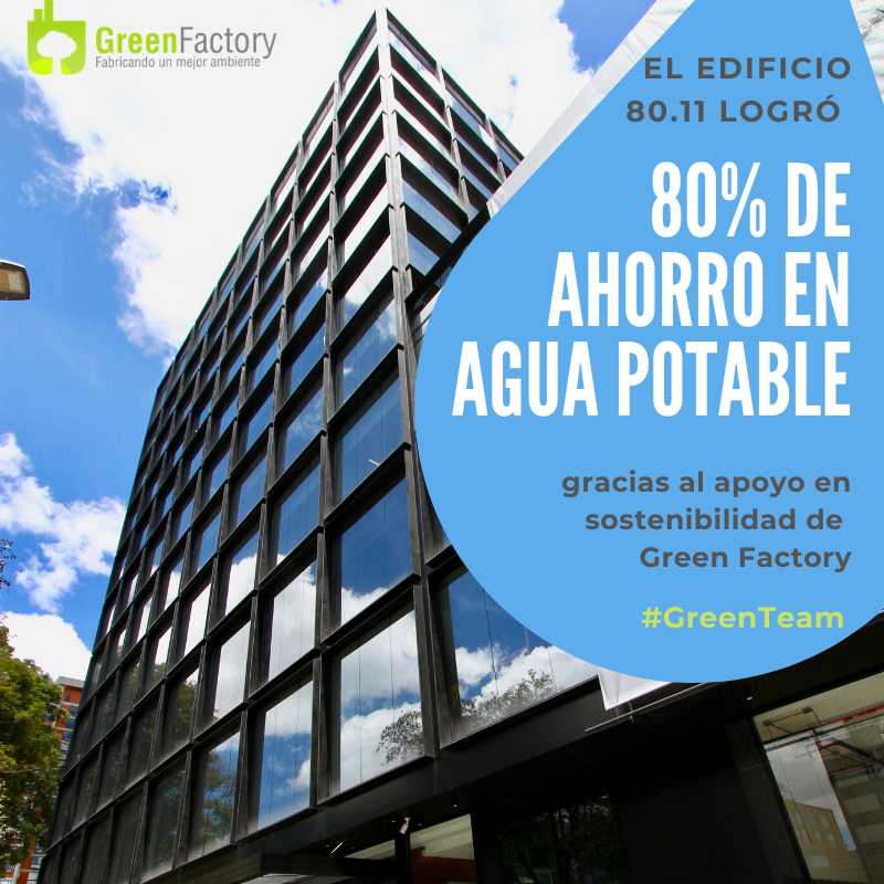 GreenFactoryCol's tweet photo. Viernes de casos de éxito!
Gracias a nuestra consultoría el edificio 8011 en Bogotá logró ahorros del 80% de agua, reduciendo en más del 50% la generación de aguas residuales. Este proyecto alcanzó la Certificación #LEED Gold #LEEDBuilding #ConstrucciónSostenible #Sostenibilidad https://t.co/PaL983L5z5