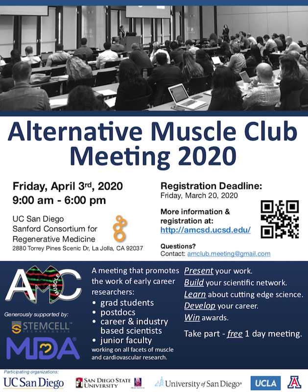 AMClub_Meeting's tweet photo. We are excited to announce that STEMCELL Technologies @STEMCELLTech supports the #AMC2020 meeting in San Diego! Thank you for your help to make this meeting happen and promote the work of early career investigators! https://t.co/hzCi5MuHGS