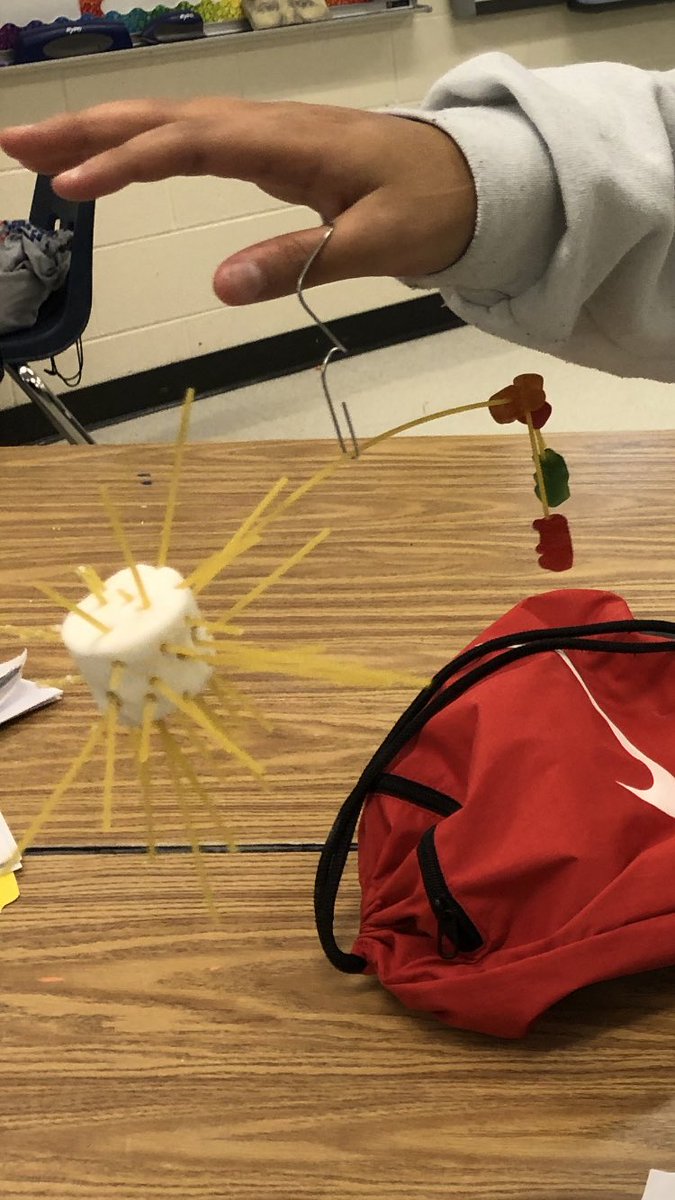 ETBoothSTEM's tweet photo. Great STEAM collaboration this week with 8th grade STEM Exploratory students and 8th grade Art students building Kinetic sculptures. @ETBoothMS https://t.co/8fhT9eckU0