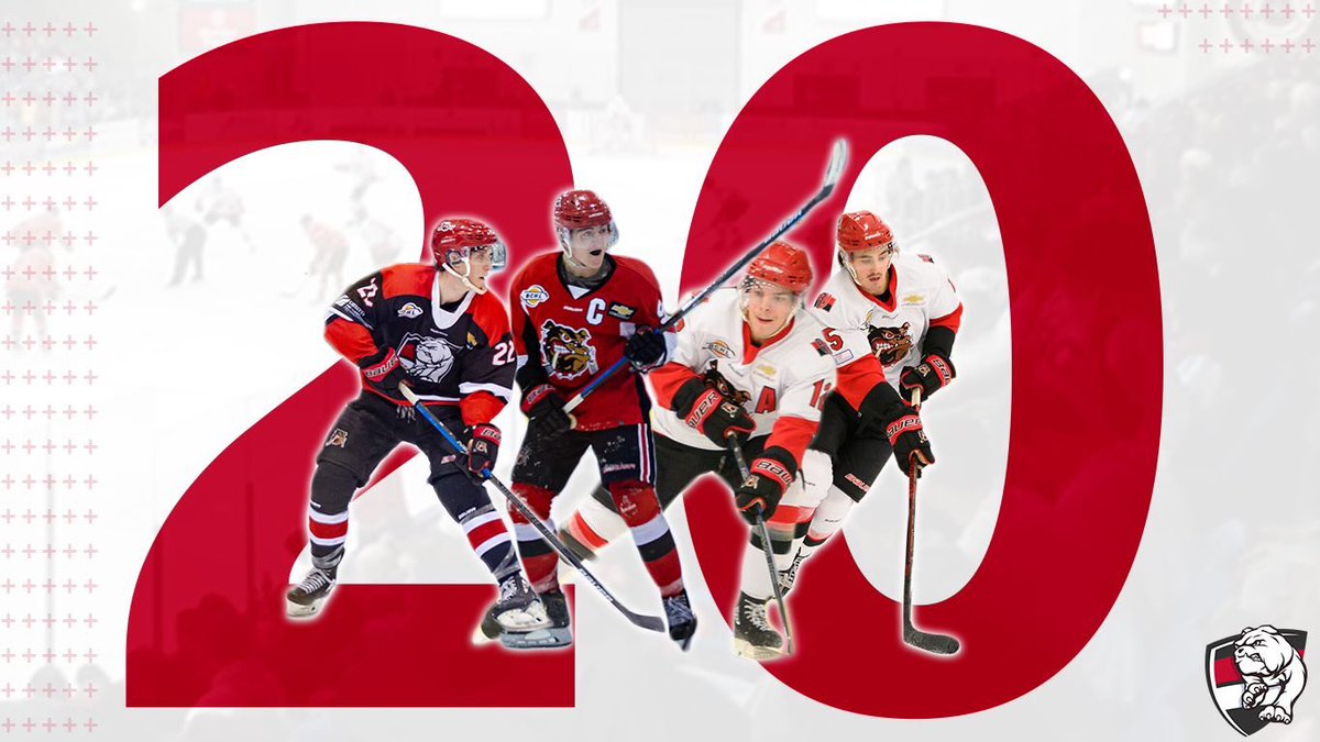 The toughest part of the end is saying goodbye. Thank you to <a href="/DeelstraMitch/">Mitch Deelstra</a>, <a href="/DoucetJackson/">Jackson Doucet</a> , <a href="/ryandoolz/">Ryan Doolin</a> and <a href="/MatthewGrouchy/">Grouchy</a> for wearing our sweater with class, and playing your hearts out. 

You have tremendous futures and we can't wait to watch your next steps.

#BulldogsHockey