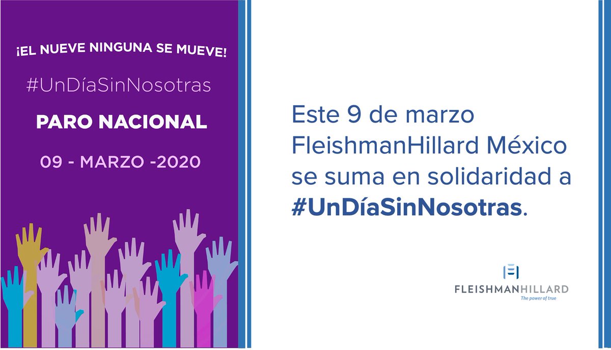 #UnDiaSinNosotras