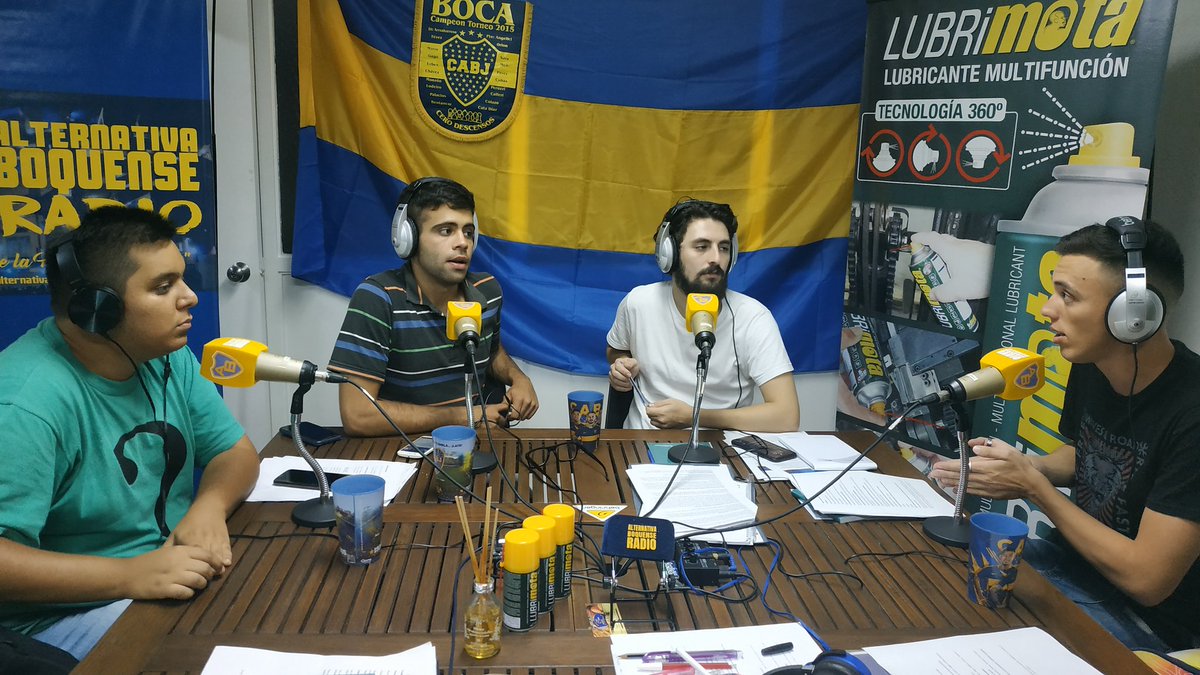 alter_boquense's tweet photo. Arrancó el #Programa136 de #AlternativaBoquenseRadio!
Seguinos en vivo desde nuestras plataformas:
Twitter: @alter_boquense
Instagram: alternativaboquense
Facebook: Agrupación Alternativa Boquense sitio oficial
YouTube: Alternativa Boquense
Web: https://t.co/dwPBzxX7RY https://t.co/GGlhdnYgwR