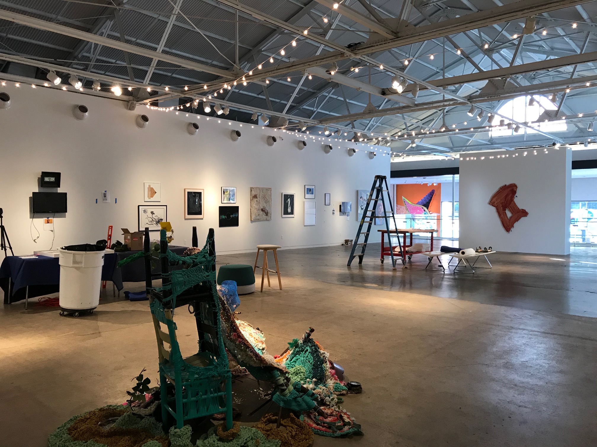 Raleigh Fine Arts on Twitter "Installation almost complete! Getting