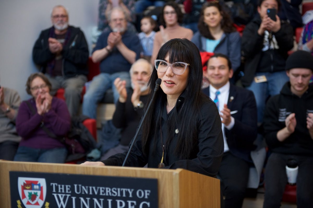 LeahGazan's tweet photo. THANK U to all who came out in support of Bill C-232 yesterday! It meant so much to kick-off our campaign in #WinnipegCentre. 

#BillC232 recognizes the right of all Cdns to a safe, clean, healthy enviro as a human right. Over 100 countries in the world already have! Our turn! https://t.co/BNu7F23r9E