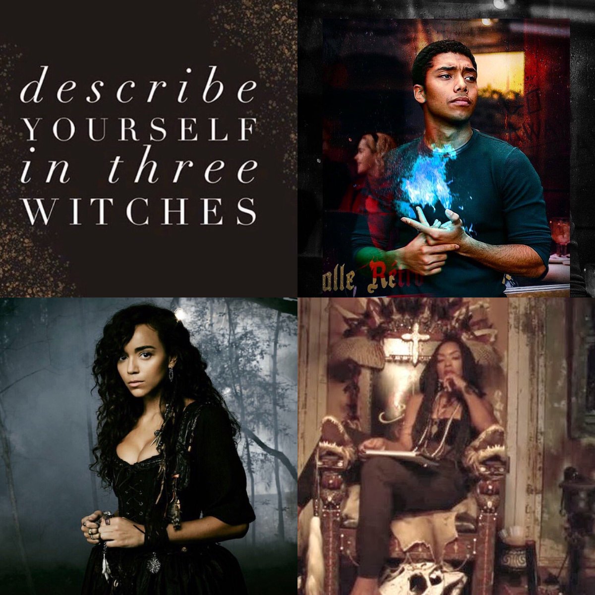 #witchesofcolor #describeyourselfin3witches