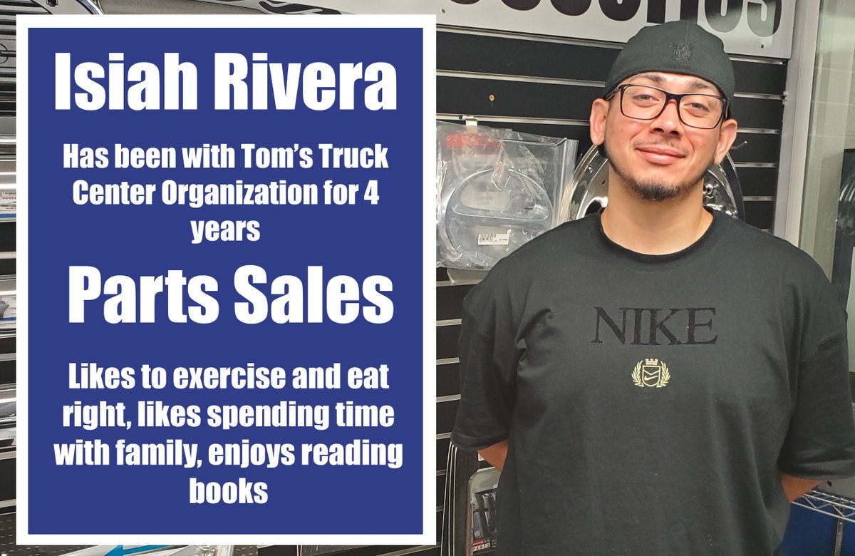 Our March Employee Spotlight goes to Ian Craig and Isiah Rivera. Both of these gentlemen work in our Parts Department as Salesmen. Thanks for being a great first contact for our customers in need, guys!

#tomstruckcenter #ttc #ttruck #hardworking #employee #spotlight #committed