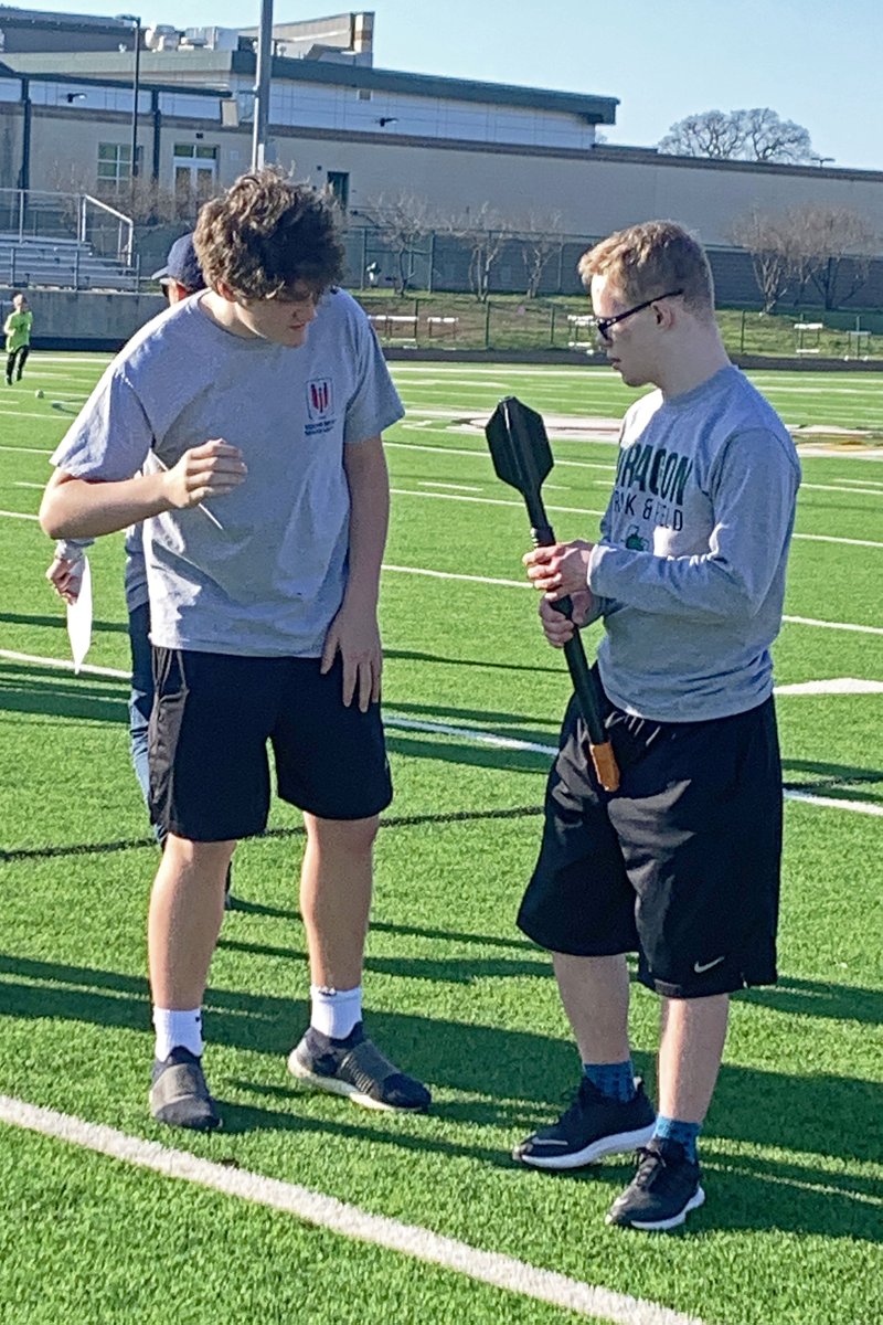 JoanShockley's tweet photo. So great to spend such a gorgeous afternoon yesterday with the @CISDSpProg Athletes (Marshall, Josh &amp; Jack were tearing it up on the track!) and all of our amazing volunteers from YMSL and NCL! We are so proud of our athletes &amp; our servant leaders! 🇺🇸😍🐲🏃🏆 #ProtectTheTradition https://t.co/FVYfrRK7LQ