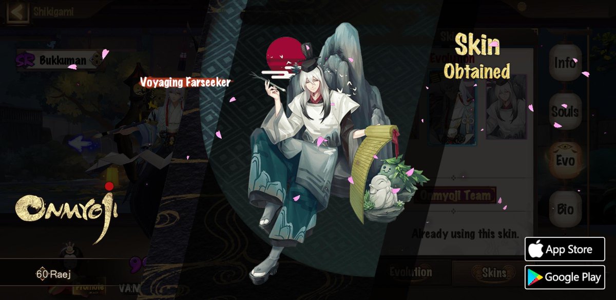 themp's tweet photo. #Onmyoji# I got a brand new rare skin! Check it out and try your luck! https://t.co/uoewEVO2gr