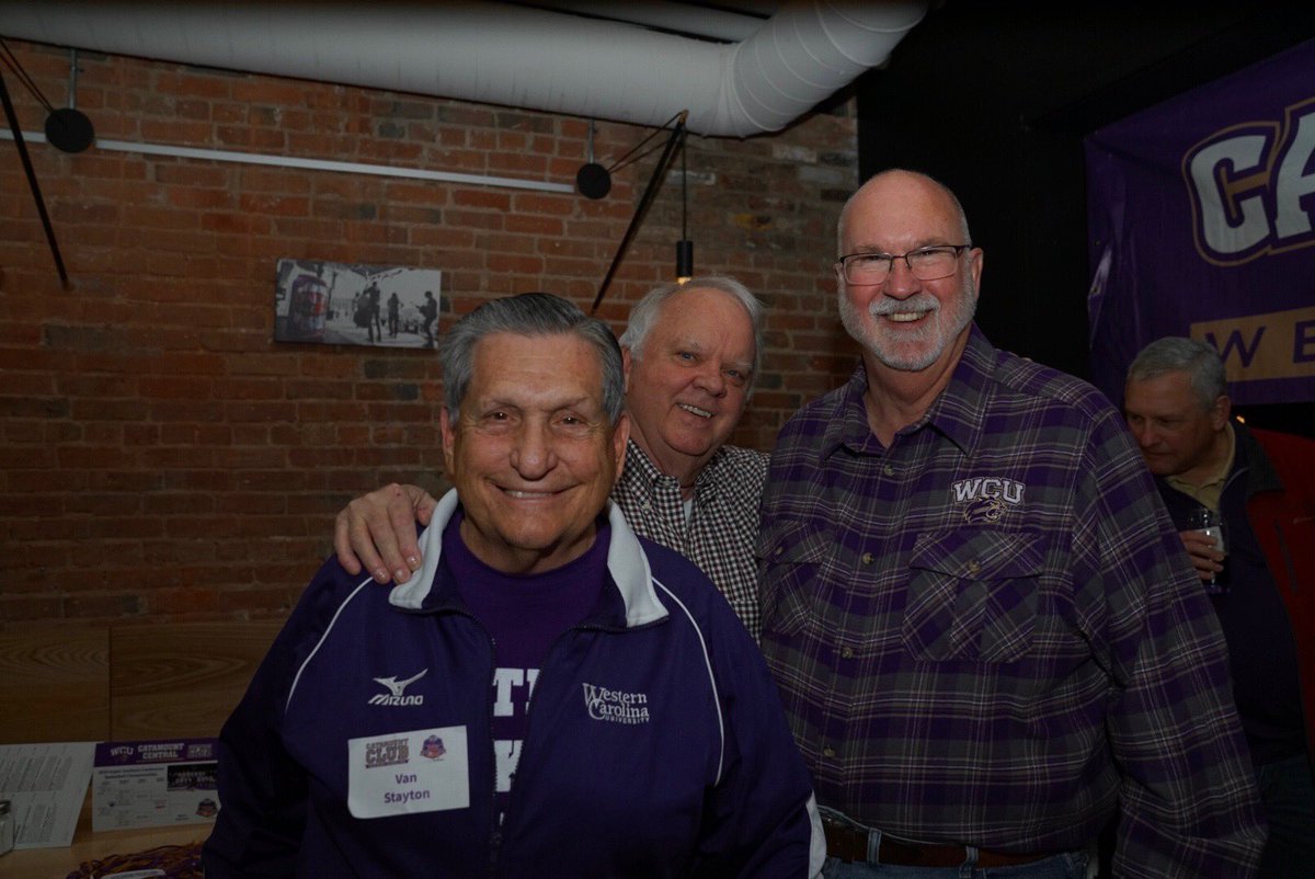 WCUChancellor's tweet photo. Catamounts are out at Catamount Central tonight getting ready to cheer on @WCU_MBB tomorrow in the @SoConSports tournament. Go Cats! https://t.co/BrZiitvNc4