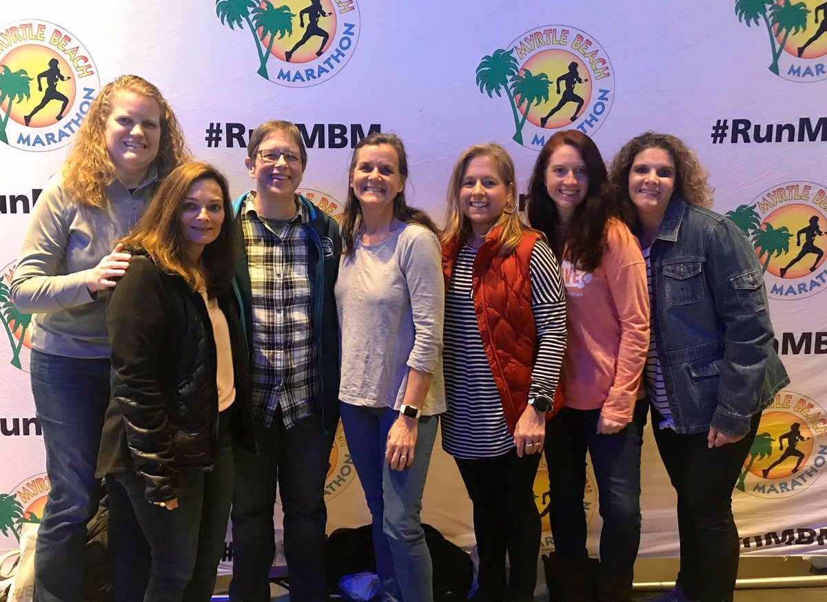 RunNerdGirl's tweet photo. Badass running chics at the @MBMarathon Expo. Ready to run this beach in the morning!
#runmb https://t.co/o5WaHMNhJf