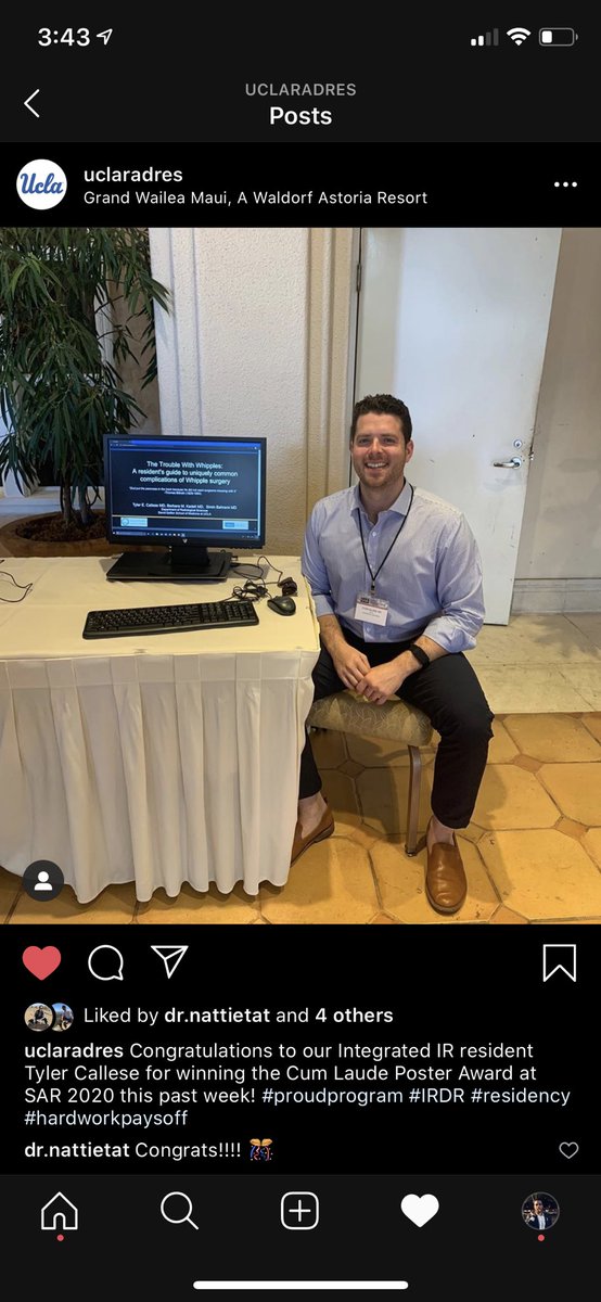 TylerCalleseMD's tweet image. Honored to receive the cum laude merit award at SAR! #SAR20 thankful for great mentors! @uclaVIR