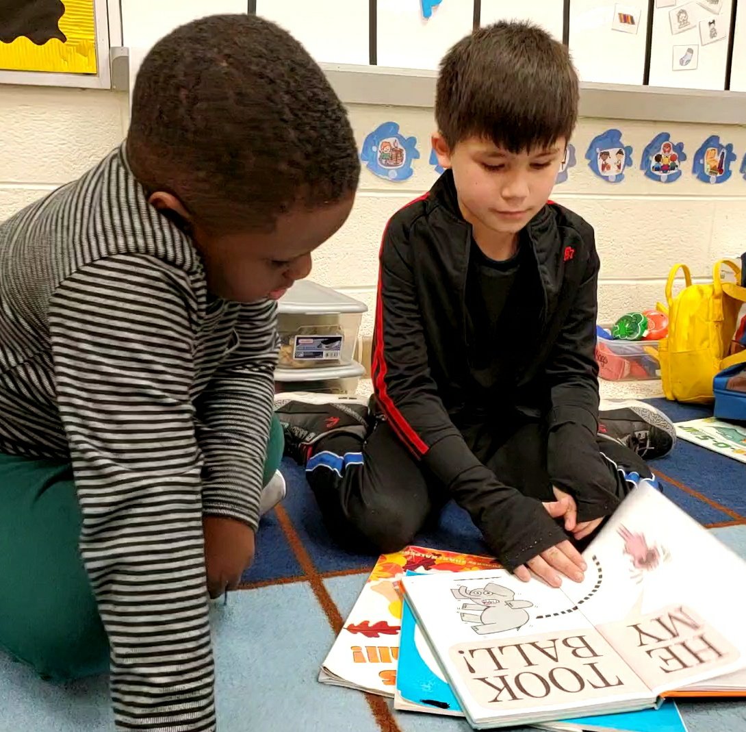 Always fun reading with our PreK buddies! #glenwoodkidsdeserveit #learningbuddies #readingisfun #schoolcommunity