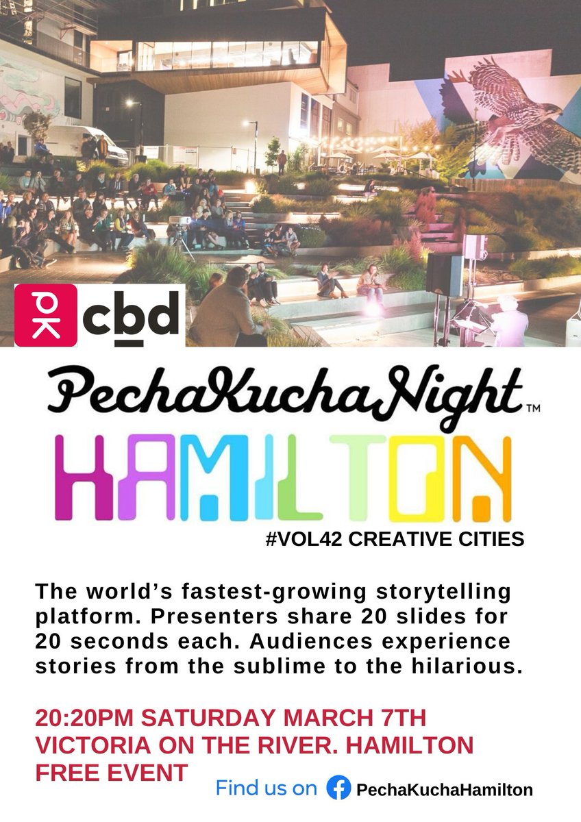 PechaKuchaHtown's tweet photo. Reminder of the PechaKucha tonight at 8.20pm at Victoria on the River. Before that there is live music in the same beautiful space from 5pm. Come down and make an evening of it https://t.co/bXt3gAKwbN